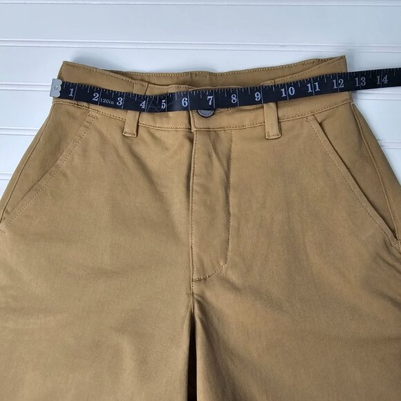 Universal Standard Women's Tan High Waisted Cuffed 4 Pocket Shorts Size XS NWT - Picture 12 of 15